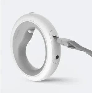 Moestar Ufo 2.6mm Pet Leather Rechargeable Leash Night Light 50kg Static Voltage 3