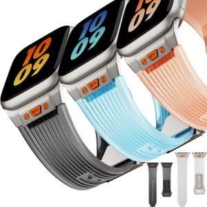 REDEFINE Luxury Transparent Silicone Streamlined Strap for iWatch