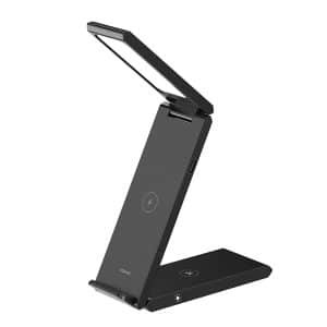 USAMS 15W 3 in 1 Folding Wireless Charging Stand with Table Lamp 1