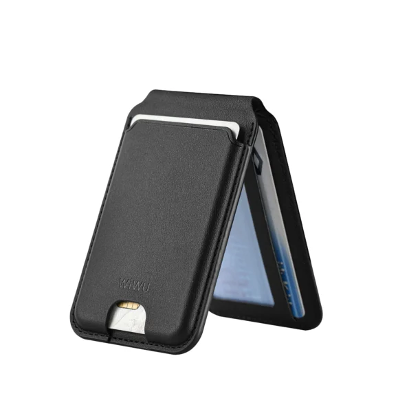 WiWU Mag Wallet Pro MW-003 PU Leather Card Holder and Stand (1)