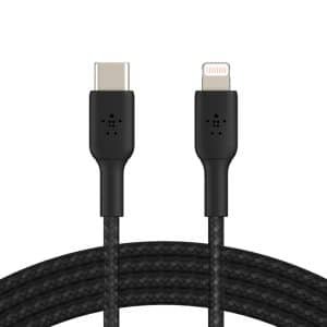Belkin Braided USB C to Lightning Fast Charging Cable 3 1