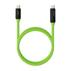 Hagibis 240W 8K@60Hz USB C to USB C Braided Cable 40Gbps USB 4 With LED Display 1