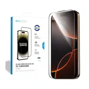 KUZOOM iPhone 17 Pro 17 Pro Max 3D Large Curved EDGE Glass Film 1