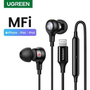 UGREEN Lightning Earphones MFi Certified