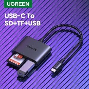 Ugreen 3 in 1 USB C Multifunction Card Reader 2