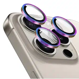 ESR Armorite Camera Lens Protectors for iPhone 15 Pro 15 Pro Max – Chromatic 2