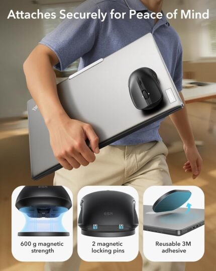 ESR MagMouse Snap-to-Carry Wireless Mouse