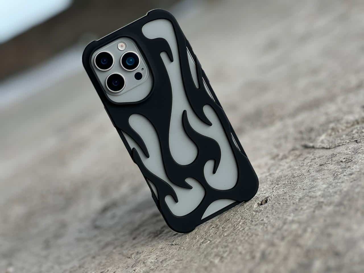 Heat Release Fiber Soft Matte Black Case