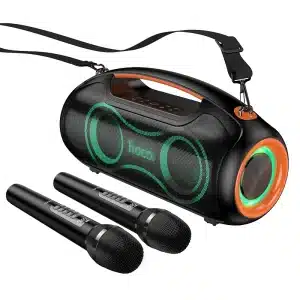 Hoco DS67 SuperBass Pro 600W Wireless Party Speaker RGB Lights Dual Mic 6000mAh 2