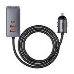 BASEUS Share Together PPS 120W Fast Charging Multi-port 2 USB + 2 Type-C Car Charger with 1.5m Cable