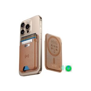 ESR MagSafe Wallet wigh Find My Brown min