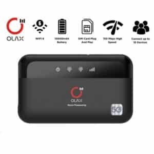 OLAX M100 4G5G Pocket Router with Wi Fi 6