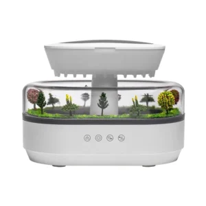Rain Cloud Aroma Diffuser Small Air Humidifiers Water Drip Micro Landscape With 7 Night Light