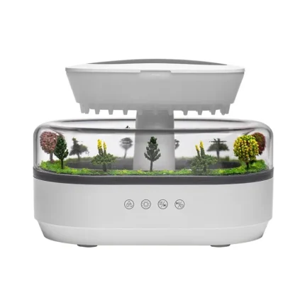 Rain Cloud Aroma Diffuser Small Air Humidifiers Water Drip Micro Landscape With 7 Night Light