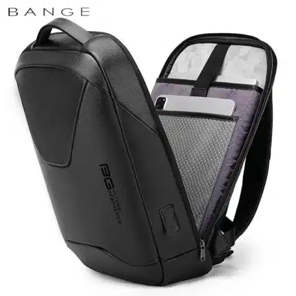 Bange BG-6621 Leather Anti Theft Travel Backpack