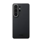 Pitaka Edge Case For Samsung Galaxy S26 Ultra 600D Black/Grey Twill With Aaron Button