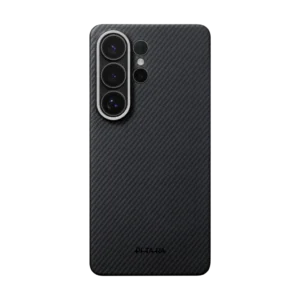 Pitaka Edge Case For Samsung Galaxy S26 Ultra 600D Black/Grey Twill With Aaron Button