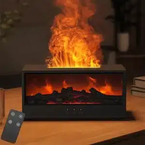 Fireplace Humidifier Simulation Flame Aromatherapy Diffuser DQ-717