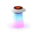 Colorful Lamp Flame Aroma Air Humidifier Pickup Sound with 1200mAh Battery 760ml
