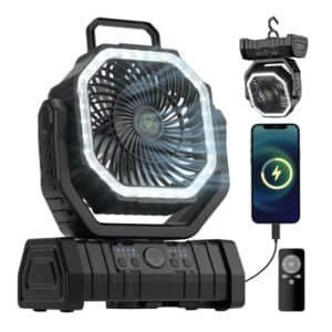 ogery f6 rechargeable camping hanging tent fan 2