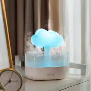 Rain Cloud Night Light Humidifier With Raining Water Drop Sound And 7 Color Led Light 200ml