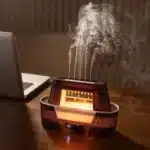 Raindrop Air Humidifier Aromatherapy Diffuser Remote Control with Colorful Lamp