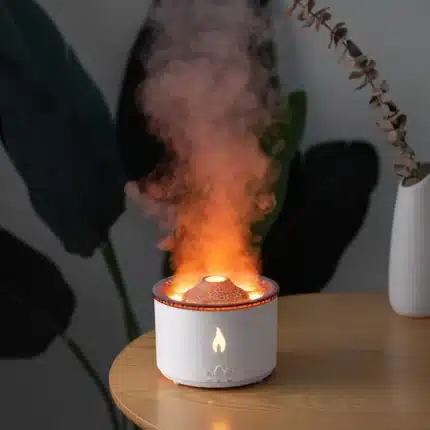 Volcanic Aroma Diffuser Air Humidifier Portable 360ml Usb Night Light Sprayer