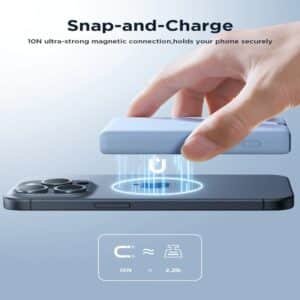 Joyroom JR-PBM01 20W Magnetic Wireless Power Bank with Built-in Cable & Kickstand 10000mAh