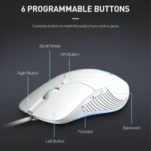 Inphic B1 PC Wired Mouse with Programmable Keys 4