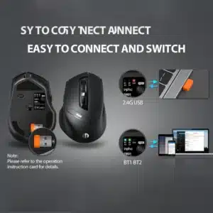 Inphic DR01 Bluetooth and 2.4G Wireless Mouse 1