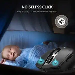 Inphic DR01 Bluetooth and 2.4G Wireless Mouse 2