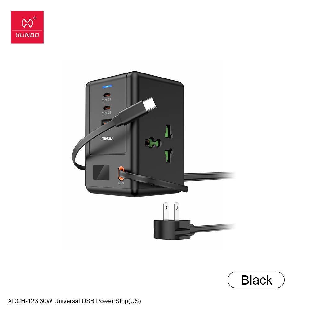The XUNDD XDCH-123 30W power strip (1) The XUNDD XDCH 123 30W power strip 1