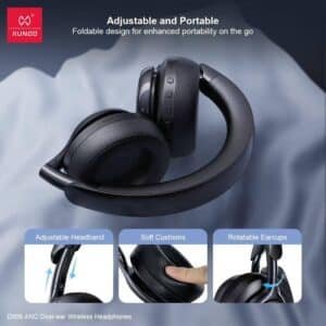 XUNDD D006 ANC Over Ear Wireless Headphones 3