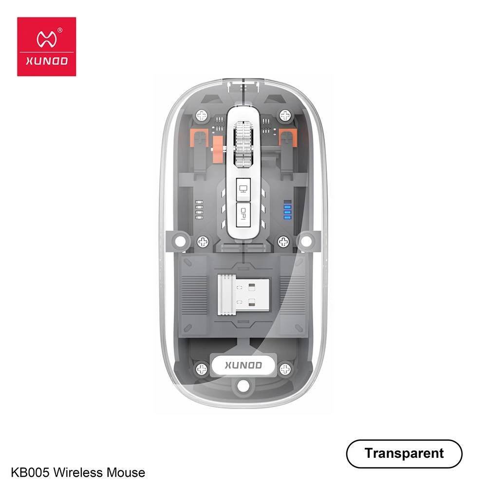 XUNDD KB005 Wireless Transparent Optical Mouse XUNDD KB005 Wireless Transparent Optical Mouse