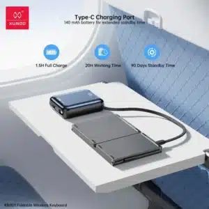 XUNDD KB007 Foldable Wireless Keyboard 2