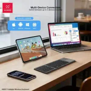 XUNDD KB007 Foldable Wireless Keyboard 3 XUNDD KB007 Foldable Wireless Keyboard 4
