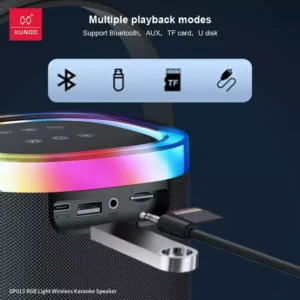 XUNDD SP013 RGB Wireless Karaoke Speaker with Dynamic Lighting 2