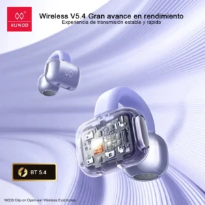XUNDD W009 Clip-on Open-ear Wireless Earphones 2 XUNDD W009 Clip on Open ear Wireless Earphones 1