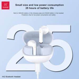 XUNDD X42 Dual Mic ENC Wireless Bluetooth Earphones 3