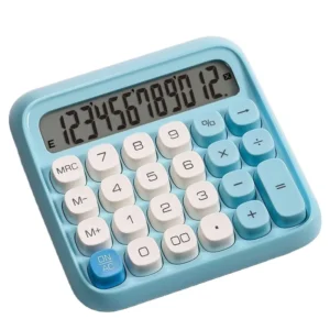 Deli TE36 Mechanical Calculator with 12 Digit Large LCD Desktop Display