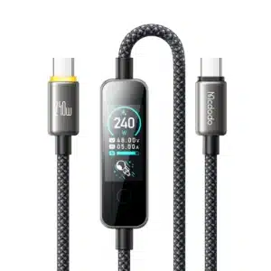 Mcdodo CA 8750 Cab Vision 240W USB C to C Cable with TFT Screen Display 4ft 1