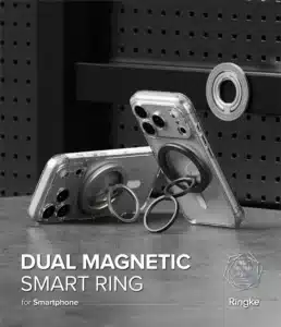Ringke Dual Magnetic Smart Ring Phone Grip – Black 2