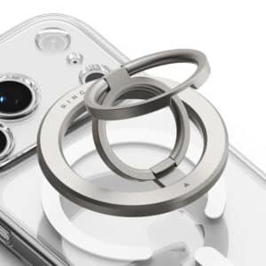 Ringke Dual Magnetic Smart Ring Phone Grip – Satin Silver