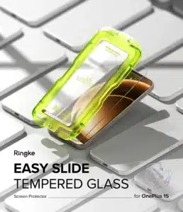 Ringke Easy Slide Tempered Glass Screen Protector For Oneplus 15 (2P) 1 Ringke Easy Slide Tempered Glass Screen Protector For Oneplus 15 2P 3