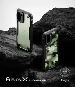 Ringke Fusion X Camo Black Case for Oneplus 15R 2
