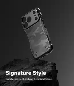 Ringke Fusion-X Camo Black Case for iPhone 17/18 Pro Max & 17/18 Pro 1 Ringke Fusion X Camo Black Case for iPhone 1718 Pro Max 1718 Pro 2