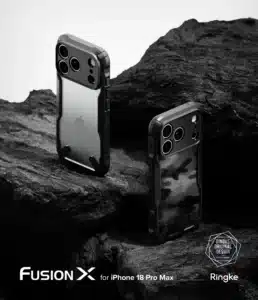 Ringke Fusion X Camo Black Case for iPhone 1718 Pro Max 2
