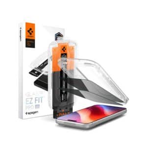 Spigen Glas Tr EZ Fit Pro HD Privacy Screen Protector for iPhone 18 Pro Max