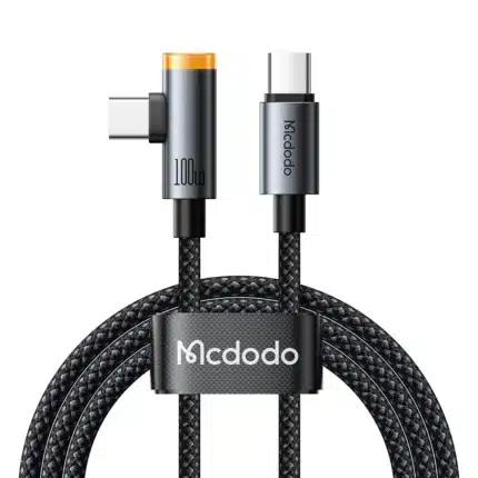 Mcdodo CA-5870 Cab Smart 100W 4ft USB-C to C Right-Angle Cable with Smart Auto Power Off